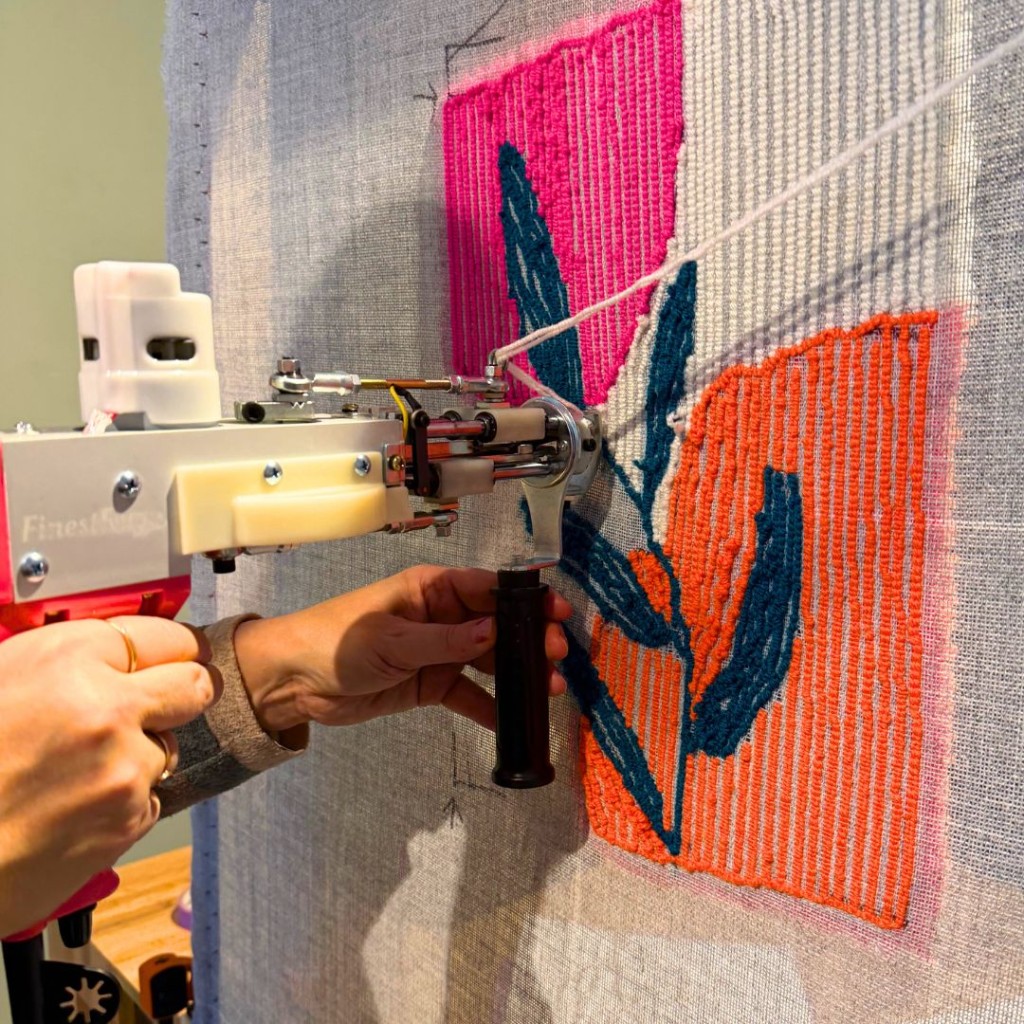 Tufting workshop: maak je eigen getufte schilderij