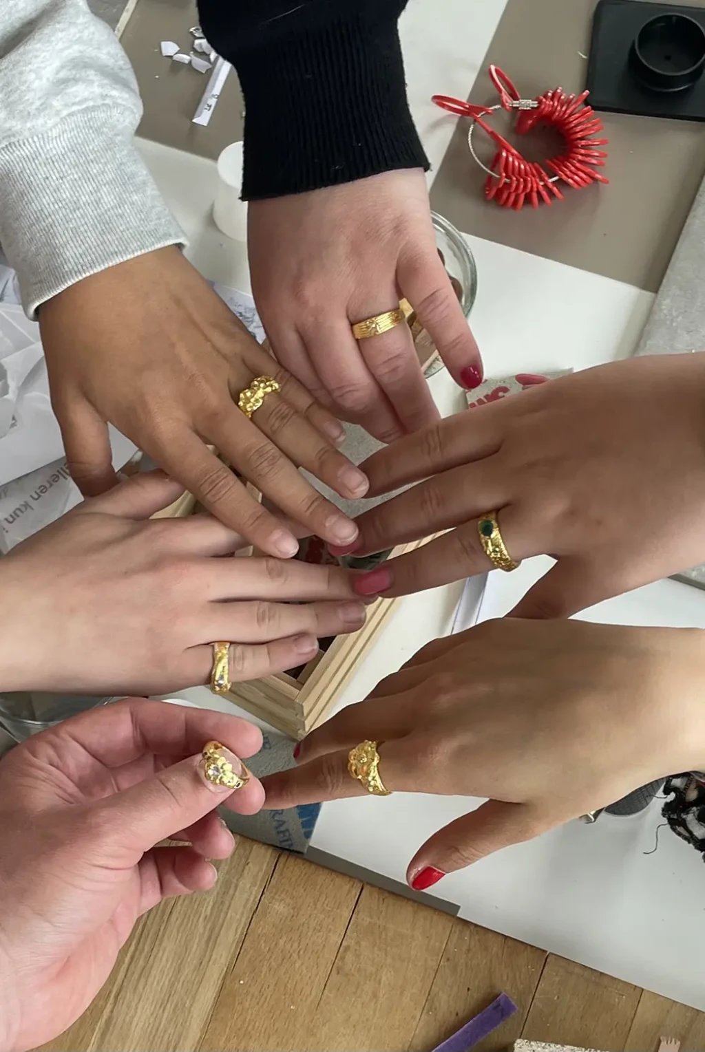 Een ring maken van zilverklei in Enschede