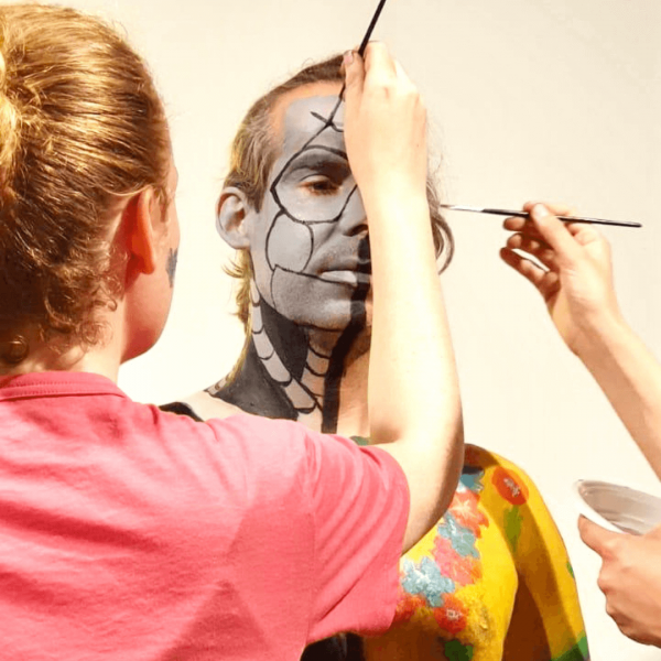 Bodypainten, workshop, naakteman, uitje, vrijgezellenfeestje, groningen