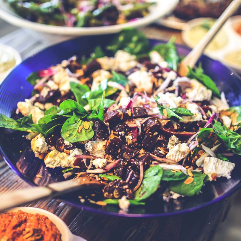 vegan-salad-healthy-diet-spinach-kookworkshop-salade-gezond-eten-samen-groningen-urbanheart